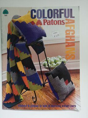 Vintage Patons Colorful Afghans Knitting Patterns
